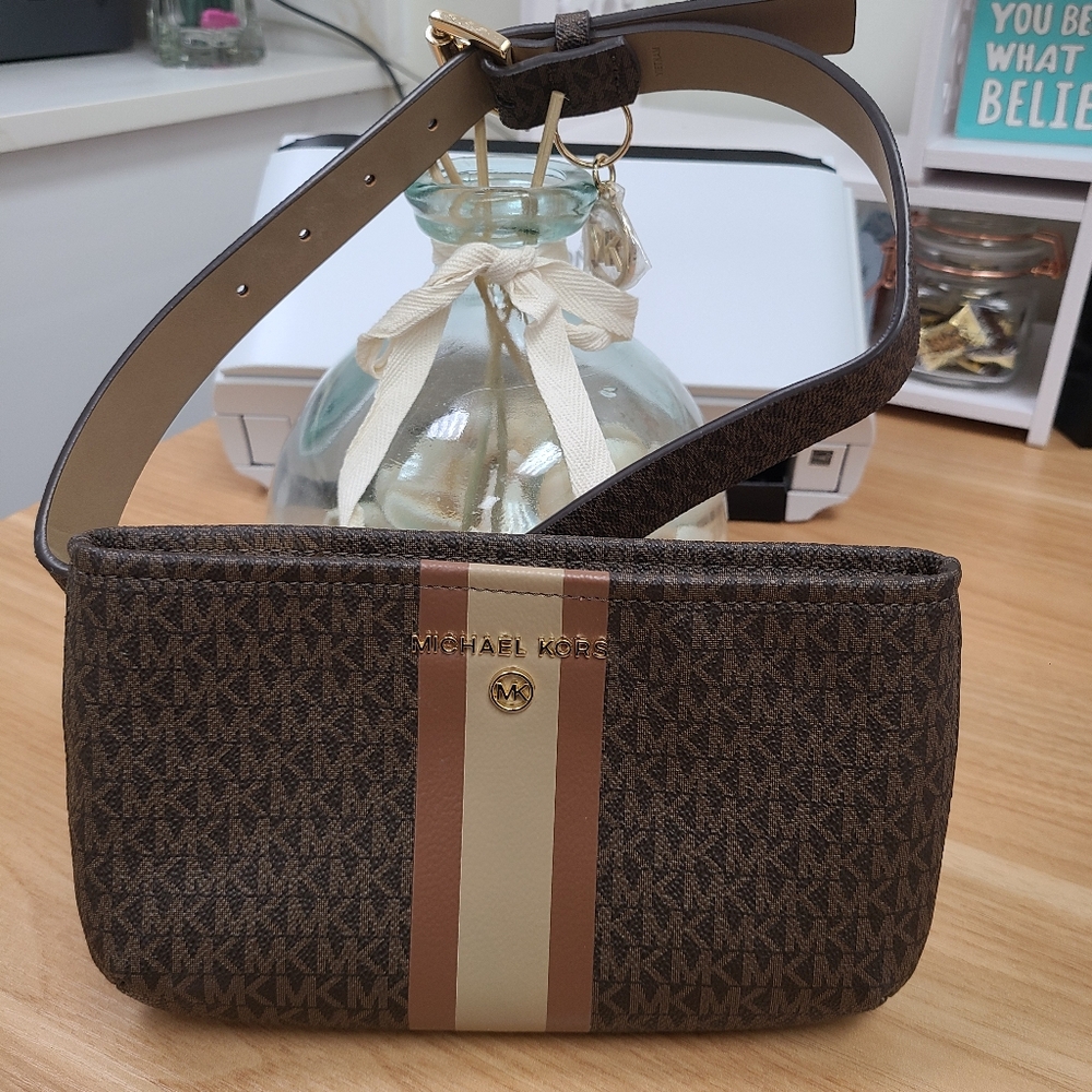 Michael Kors Brown and Tan Women's Bag